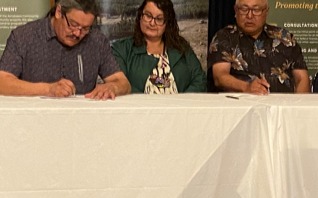 Far North communities and Denison Mines sign exploration agreement