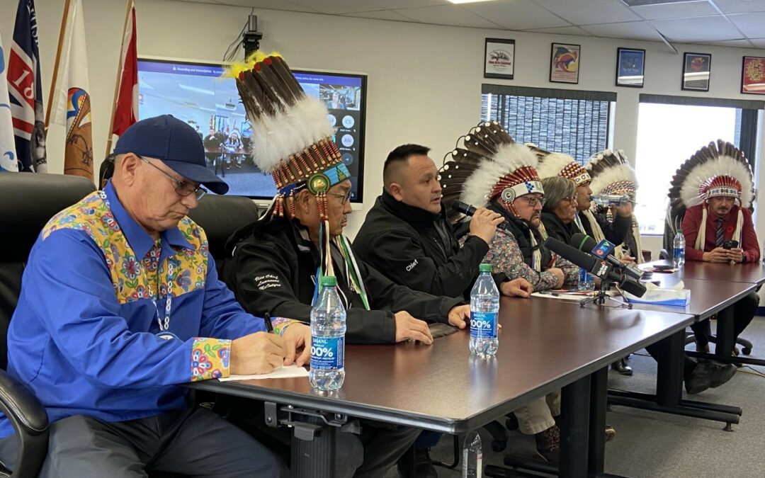 Northern leaders put out call for assistance at Prince Albert media conference
