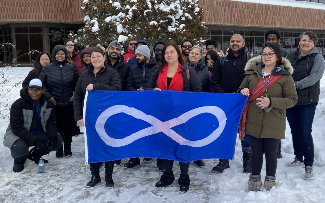 Sask Polytech raises Métis flag in honour of Louis Riel Day