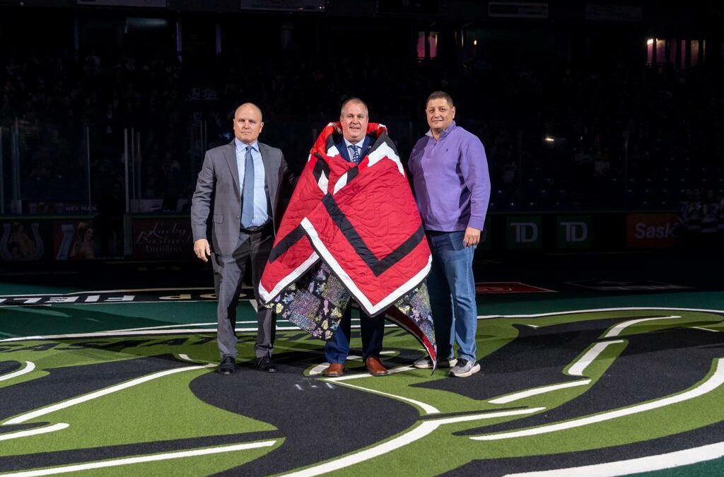 Saskatchewan Rush now honouring opposing teams with Star Blankets