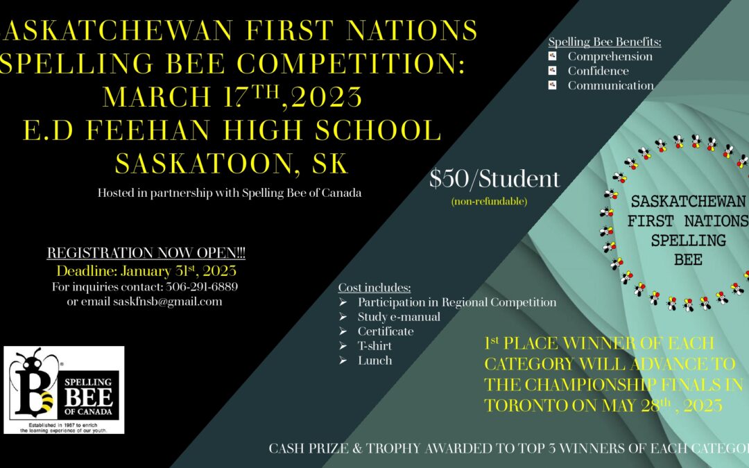 First Nation spelling bee to return to in-person