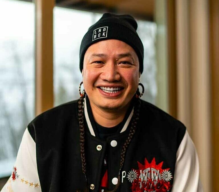 First Nation dancer performs at Super Bowl pre-game festivities