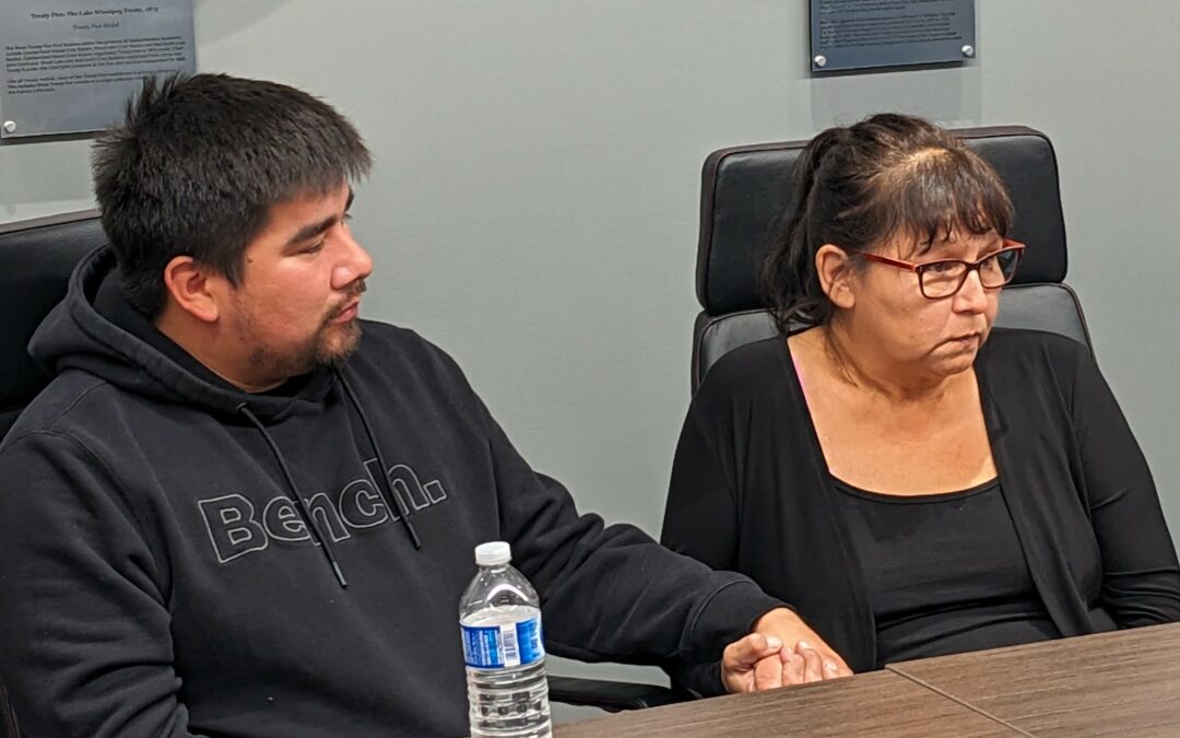 First Nation leaders stand in support of family of Saul Laliberte calling for accountability