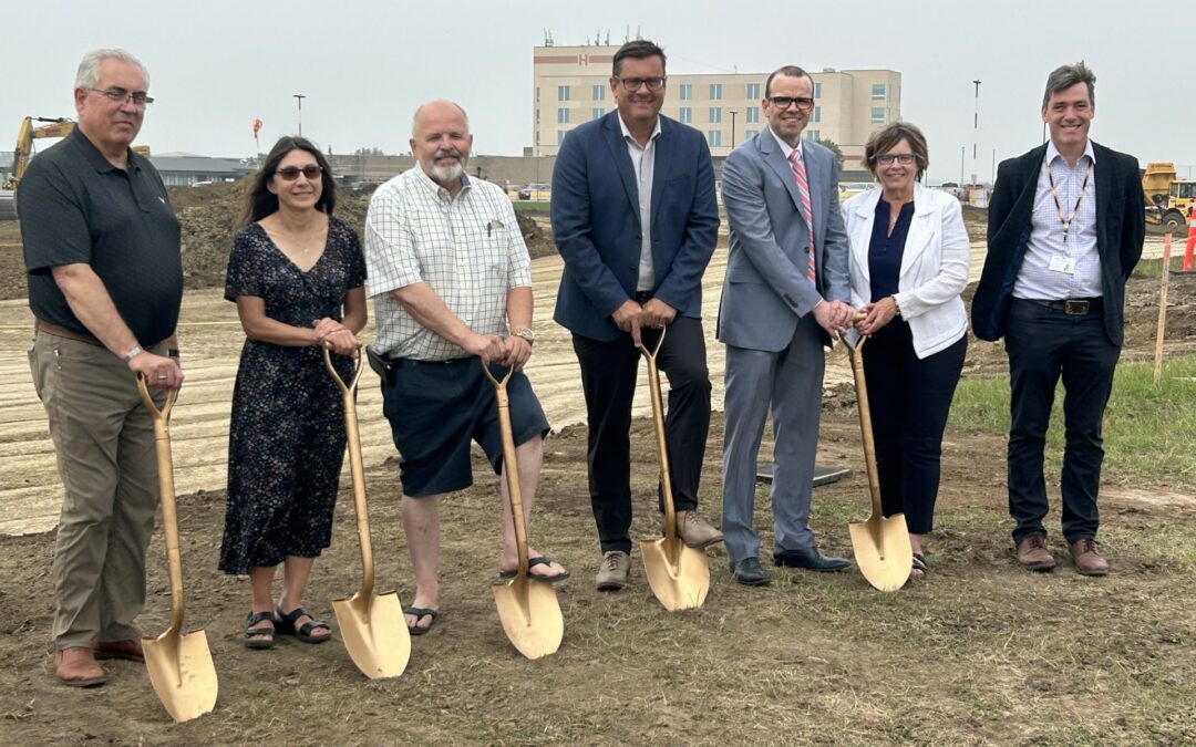 Ground breaking ceremony held to mark start of work at Victoria Hospital
