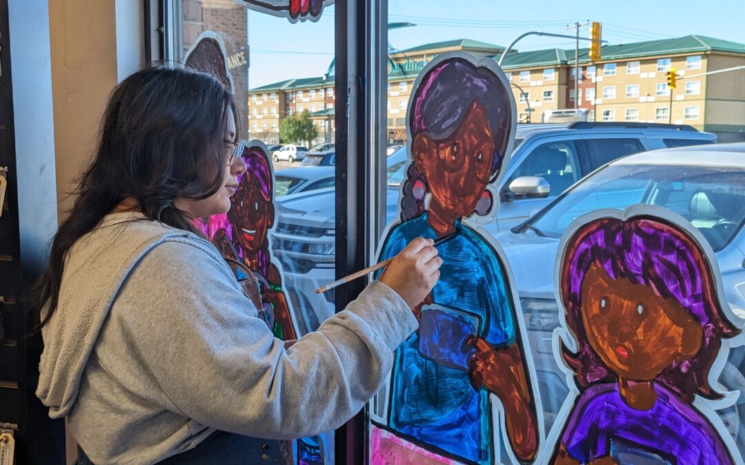 Saskatoon Indigenous beading store unveils new mural