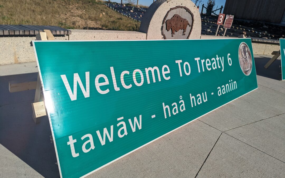 Sask. Government and treaty commissioner unveil new treaty signs