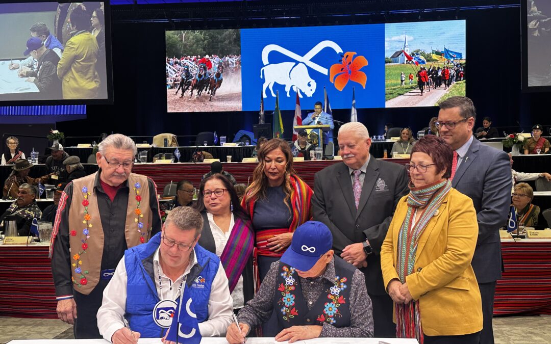 Two MOU’s signed at the Metis Nation-Saskatchewan Legislative Assembly