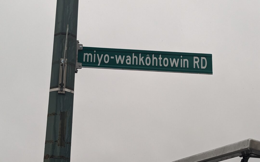Saskatoon unveils first miyo-wahkohtowin Road signs