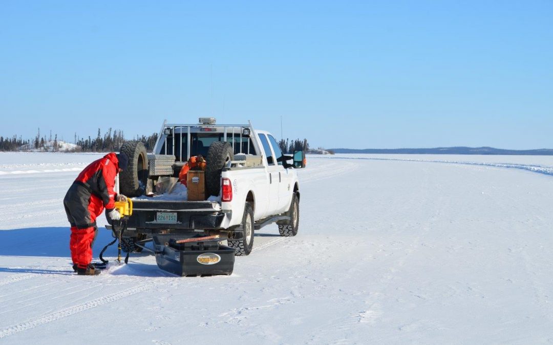 Northern ice road construction getting underway as temperatures drop