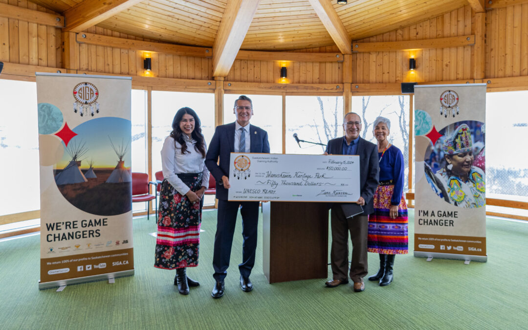 SIGA provides Wanuskewin with $50,000 toward UNESCO bid