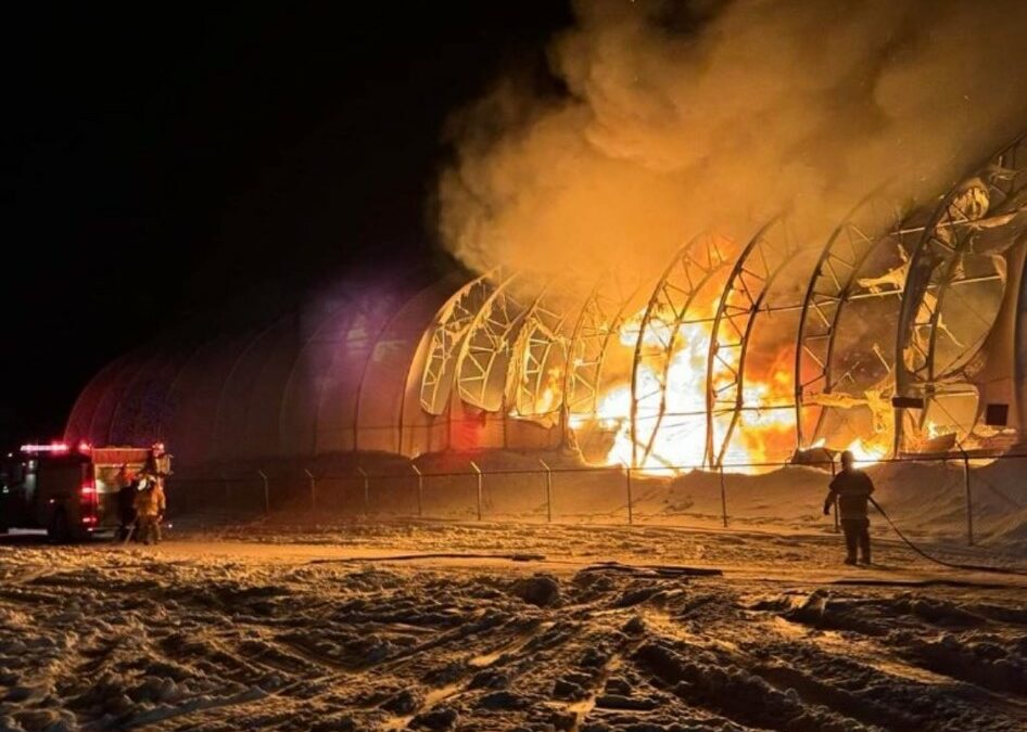 Fire partially burns Southend’s only hockey rink