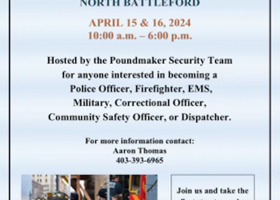 North Battleford Career Fair hopes to bring more First Nations people into a job as a first responder