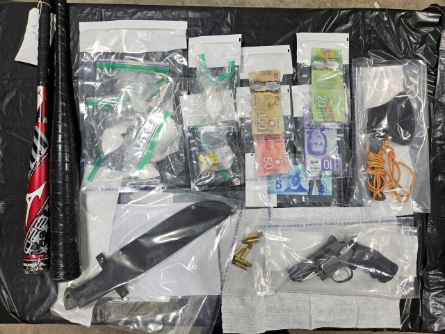 Drugs and weapons seized during traffic stop in Sandy Bay