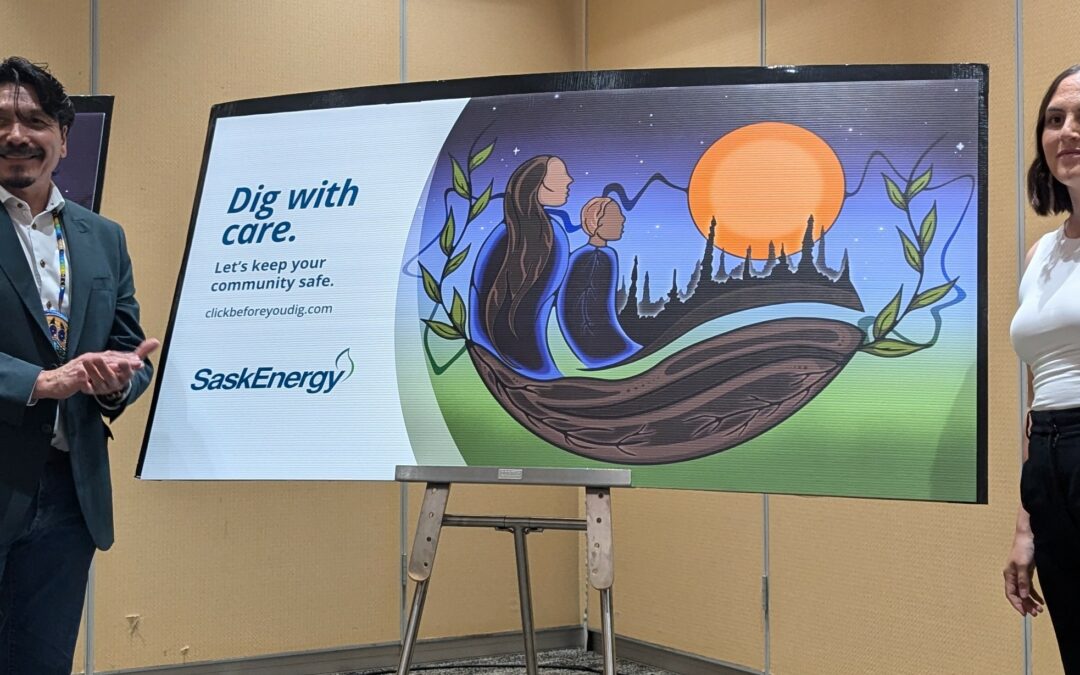 SaskEnergy unveils safety billboards designed by Cree artist