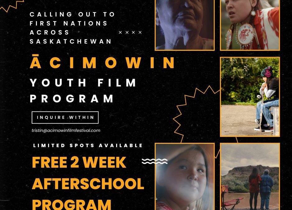 Filmmaking for First Nations Youth now available