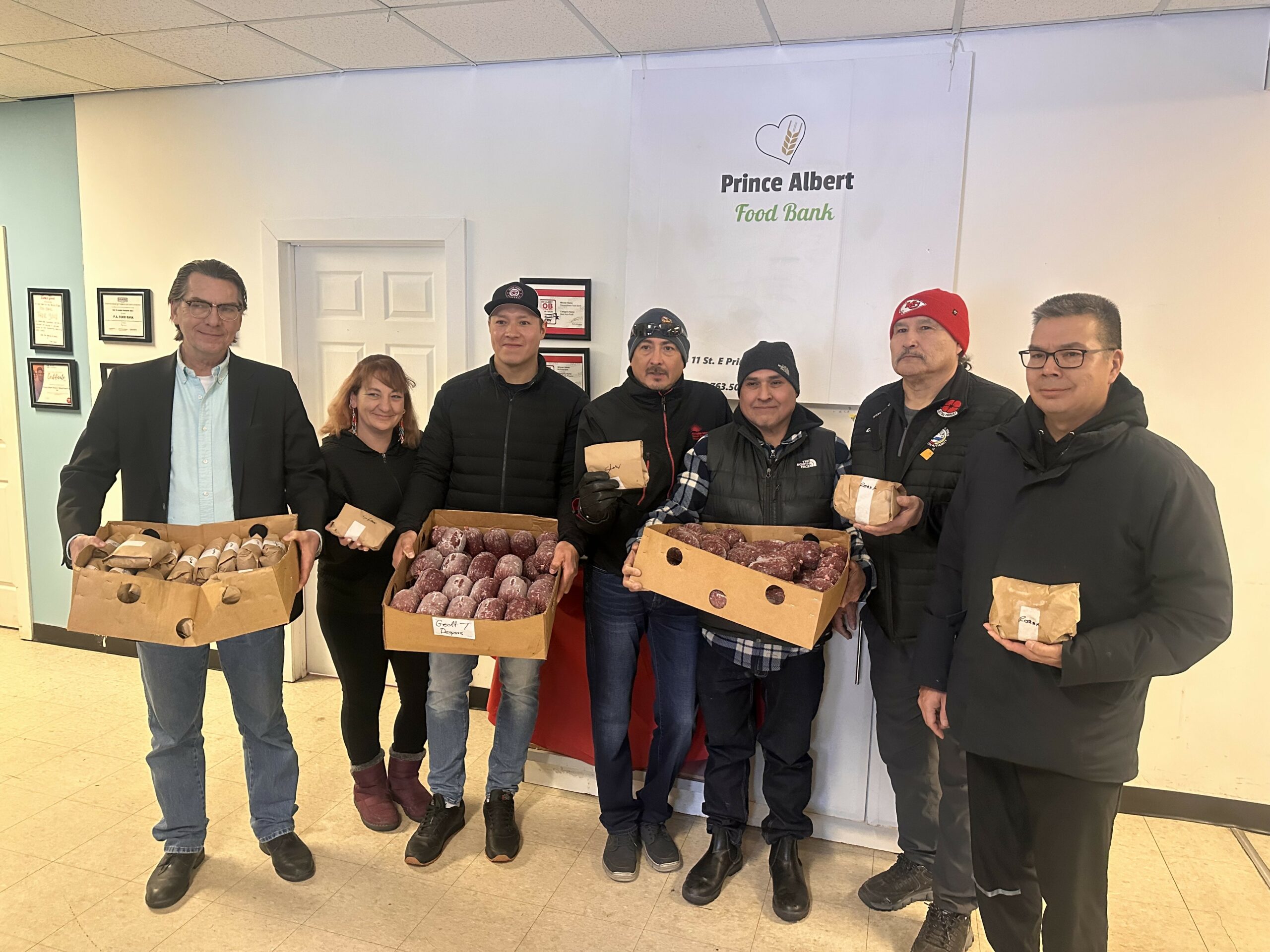 PAGC donates large quantity of moose meat to P.A. Food Bank