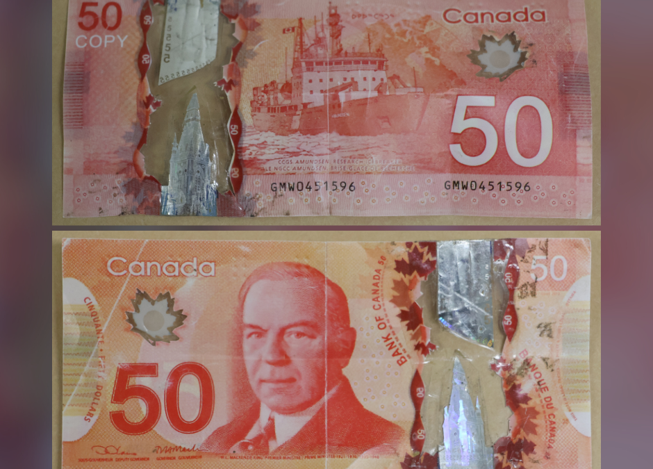 Creighton RCMP investigating counterfeit $50 bills