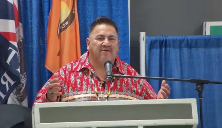 Christopher Jobb is re-elected for Vice Chief of the Prince Albert Grand Council