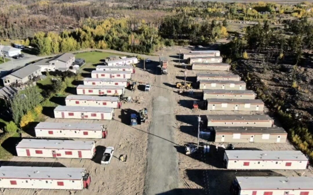 Denare Beach residents begin process of moving into new temporary homes