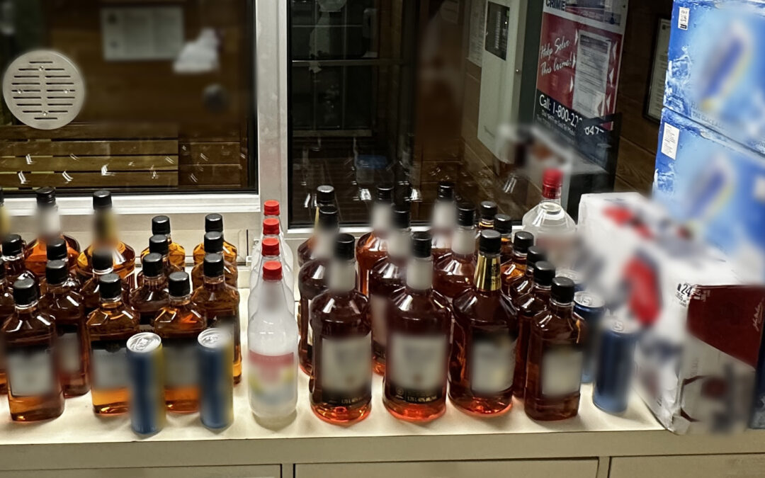 Two males charged after alcohol seized by Wollaston Lake RCMP