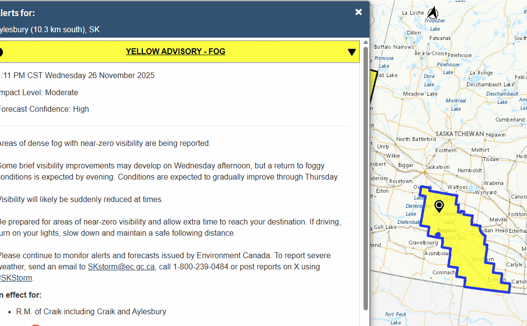 Canada introduces new colour-coded weather alert system