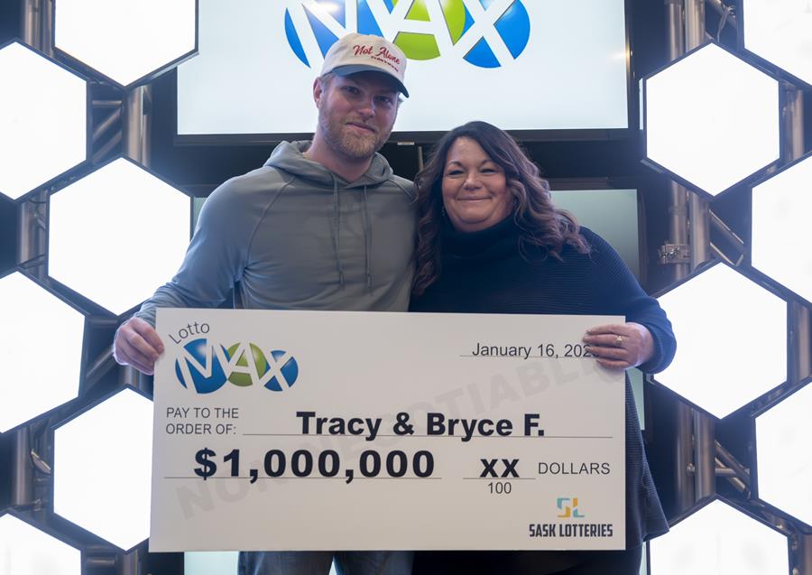 Mother and son win one million dollars with LOTTO MAX