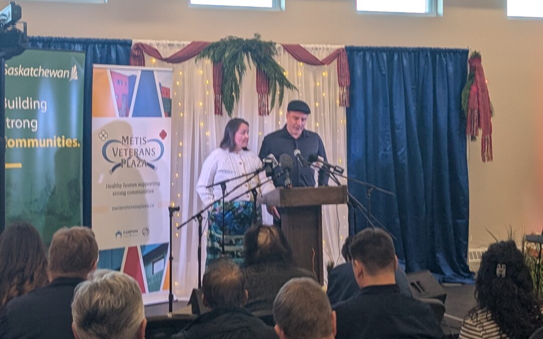 Metis Veterans Plaza officially opens in Saskatoon