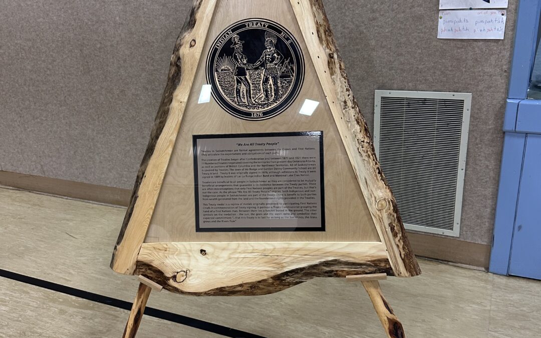 Treaty medallion unveiled in Air Ronge School