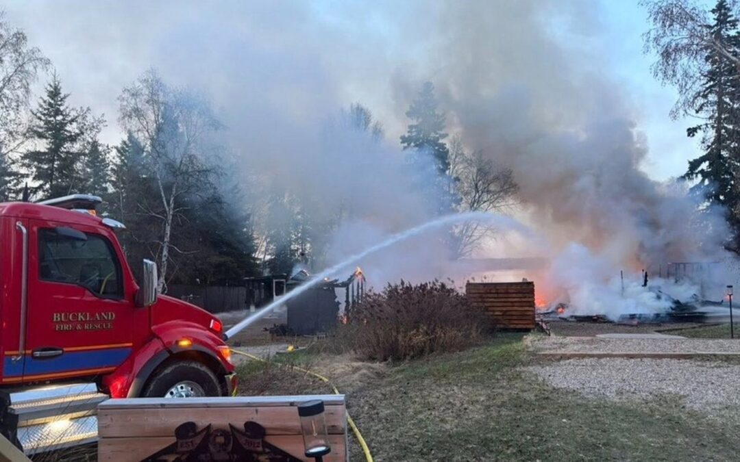 Buckland crews battle grass fire, assist Emma Lake blaze
