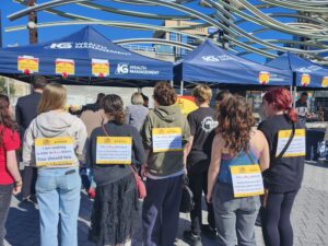 Photo of: Greenall Students participated in the walk - Greenall Equity Team Photo By: Danielle Dufour
