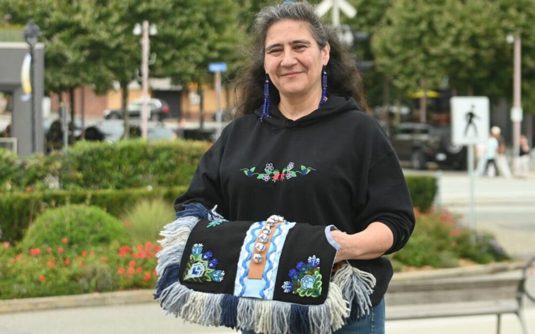 West Vancouver exhibit highlights Indigenous beaded dog blankets
