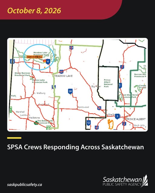 Accidental human-caused Kimball Lake wildfire contained after growing to 64 hectares